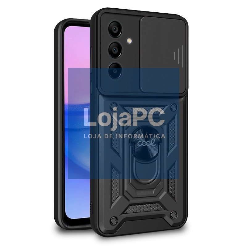COOL Case for Samsung A155 Galaxy A15 / A15 5G / M15 5G Hard Ring Black