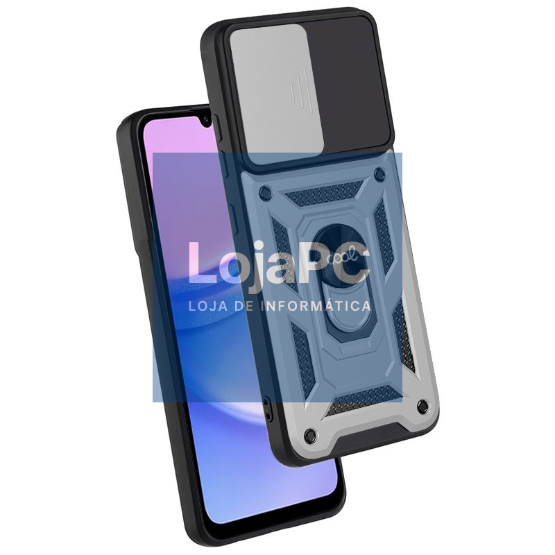 COOL Case for Samsung A155 Galaxy A15 / A15 5G / M15 5G Hard Ring Silver — imagem 3