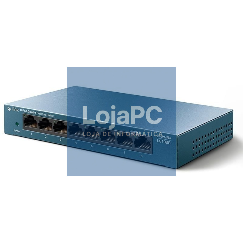 Switch TP-Link LS108G 8 Portas/ RJ-45 10/100/1000