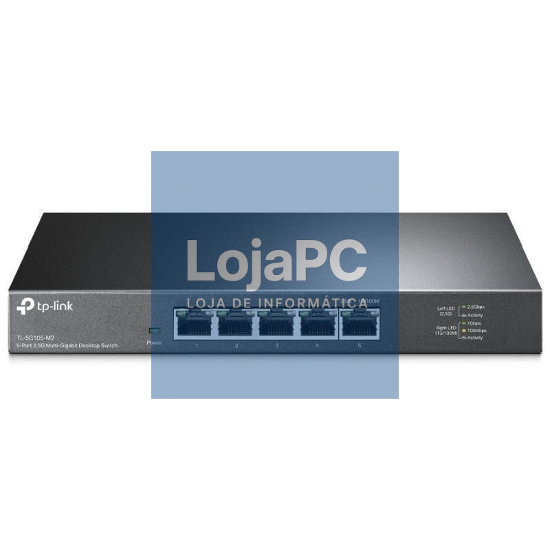 Switch TP-Link TL-SG105-M2 5 Portas/ RJ-45 1/ 2.5Gbps