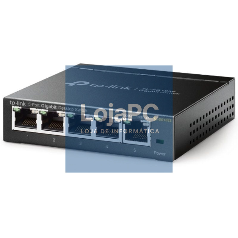 Switch TP-Link TL-SG105S 5 Portas/ RJ-45 10/100/1000