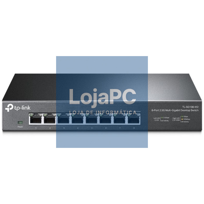 Switch TP-Link TL-SG108-M2 8 Portas/ RJ-45/ 2.5Gbps