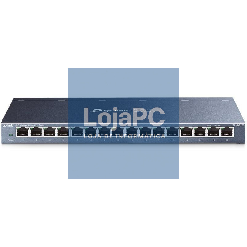 Switch TP-Link TL-SG116 16 Portas/ RJ-45 10/100/1000