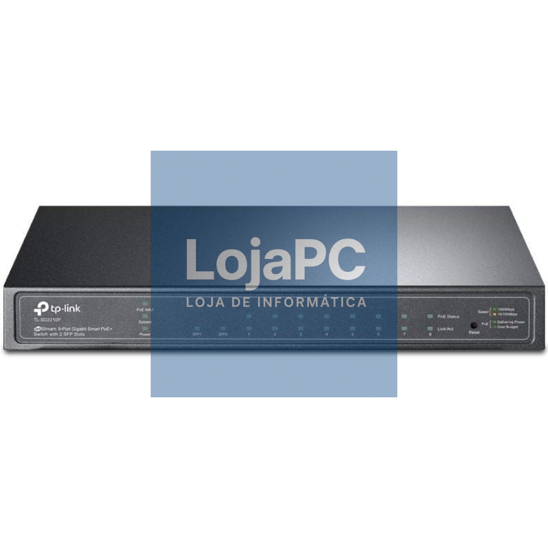 Switch TP-Link Smart Gigabit TL-SG2210P 10 Portas/ RJ-45 10/100/1000 PoE/ SFP