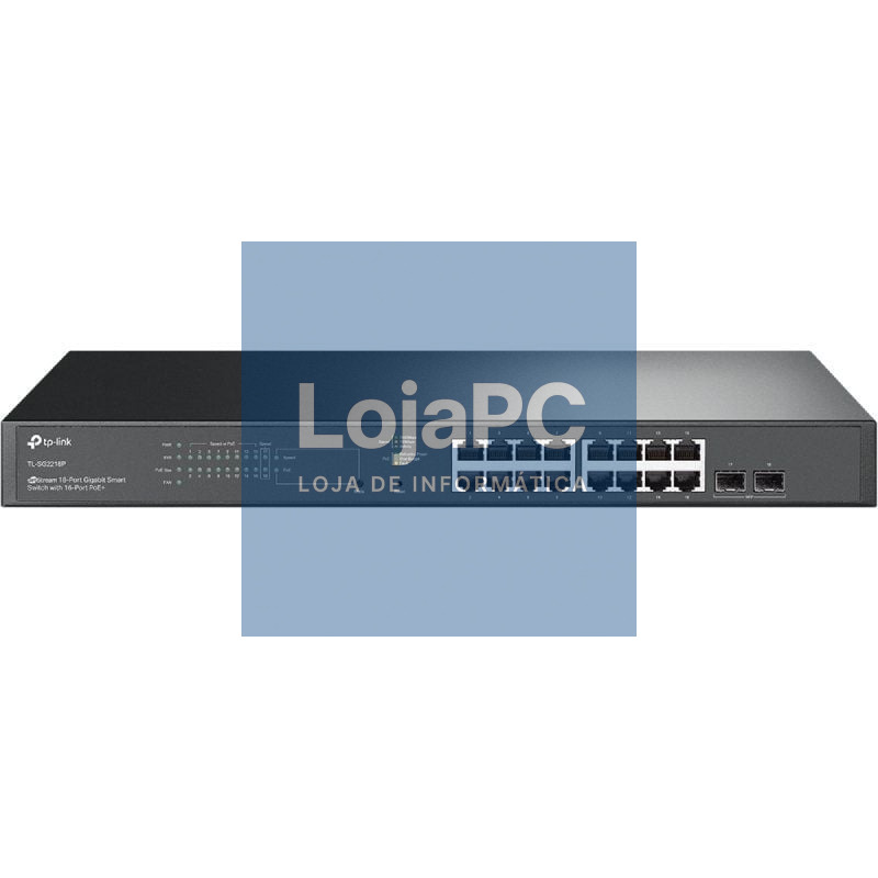 Switch TP-Link Omada JetStream TL-SG2218P 18 Portas/ RJ-45 10/100/1000/ PoE+