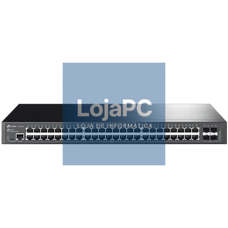 Switch Gerível TP-Link Omada JetStream TL-SG3452X 52 Portas/ RJ-45 10/100/1000/ SFP+ 10GBE