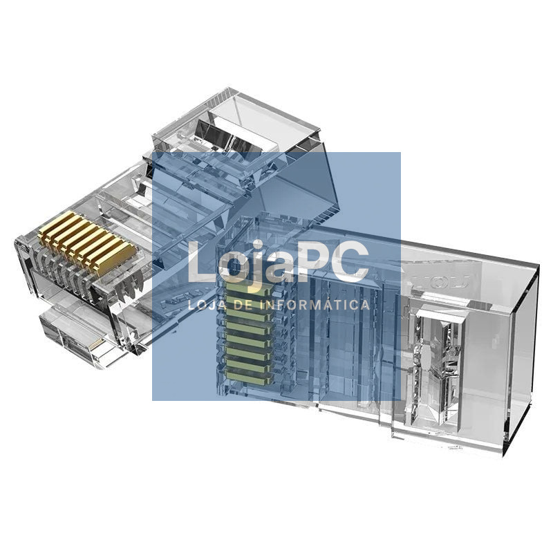 Conector RJ45 IDBR0-100/ Cat.5e UTP/ 100 uds