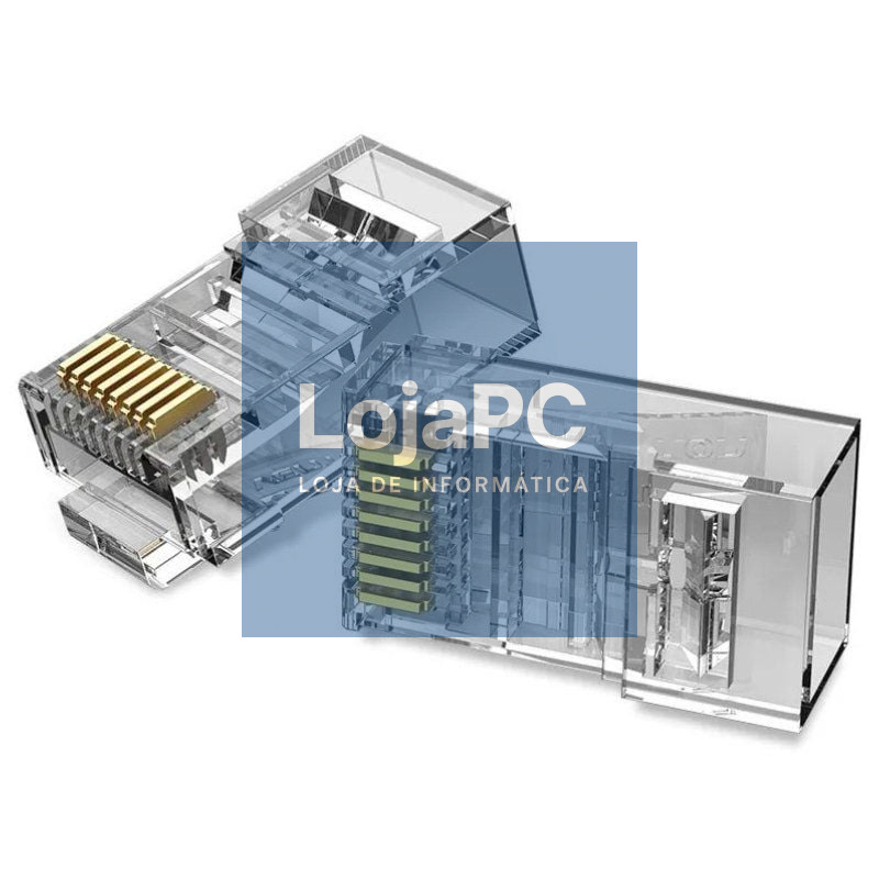 Conector RJ45 Vention IDDR0-10/ Cat.6/ 10 uds