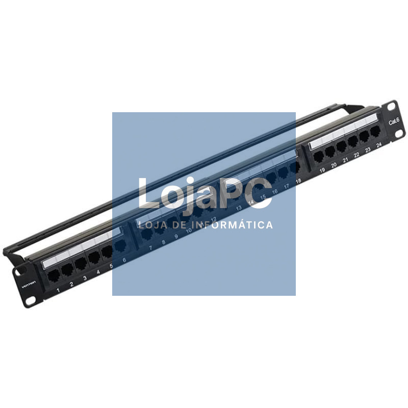 Patch Panel Vention KGCB0/ 24 Portas/ Cat.6
