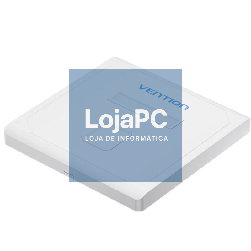 Placa de Parede Keystock Vention IFDW0/ 1 Portas RJ45