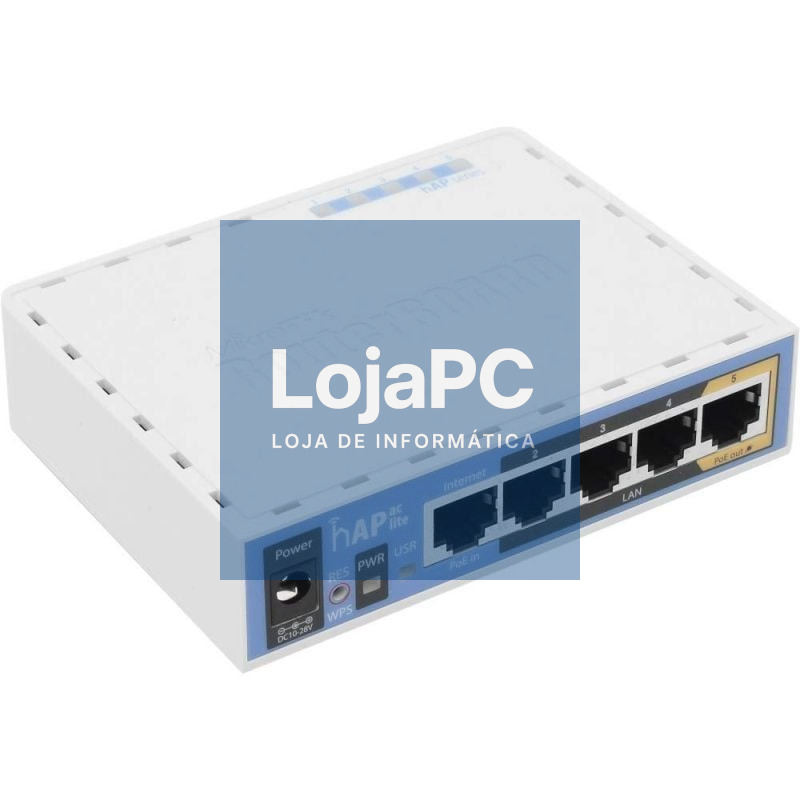 Ponto de acesso Mikrotik HAP AC Lite AC750