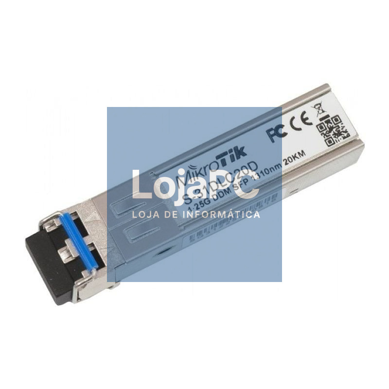 Modulo SFP Transceptor de Fibra Óptica Mikrotik S-31DLC20D