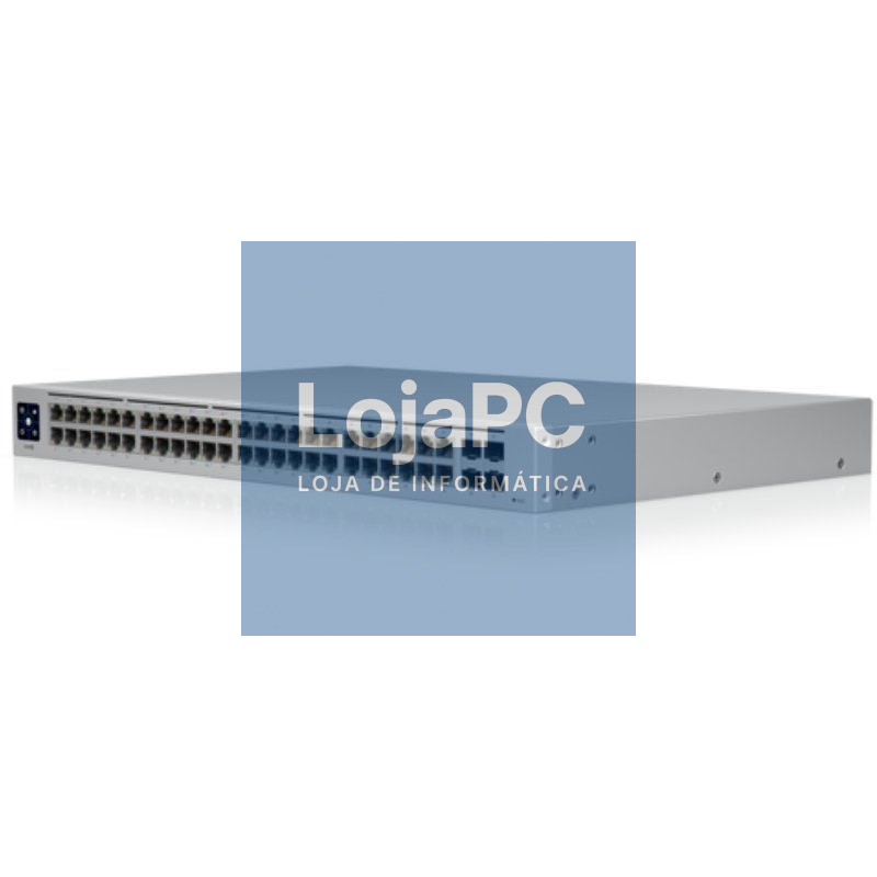 Switch Ubiquiti USW-48-POE/ 48 Portas/ RJ45 10/100/1000 PoE/ SFP