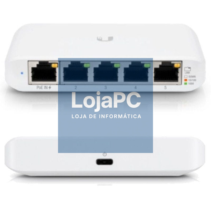 Switch Gerível Ubiquiti USW-Flex Mini 5 Portas/ RJ45 10/100/1000 POE