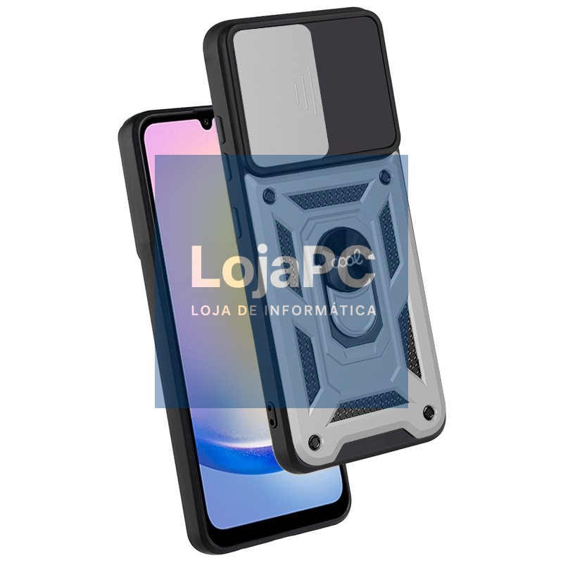 COOL Case for Samsung A256 Galaxy A25 5G Hard Ring Silver — imagem 2