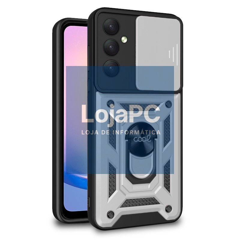 COOL Case for Samsung A256 Galaxy A25 5G Hard Ring Silver
