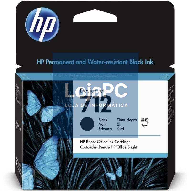Tinteiro Original HP nº712/ Preto