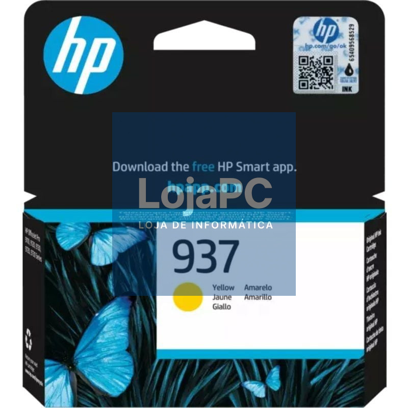 Tinteiro Original HP nº937/ Amarelo