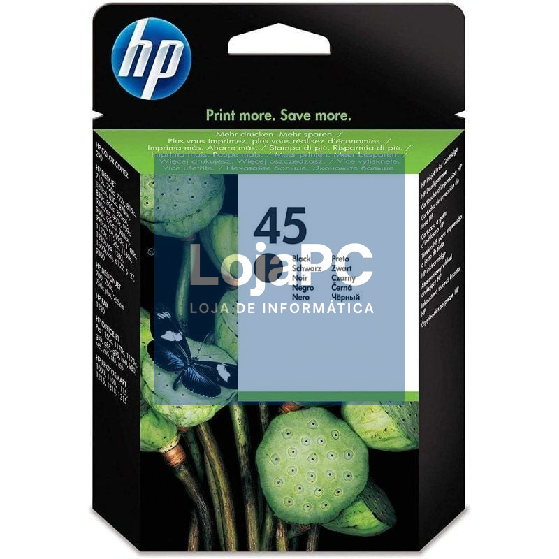 Tinteiro Original HP nº45/ Preto
