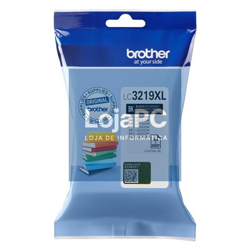 Tinteiro Original Brother LC-3219 XL Alta Capacidade/ Preto