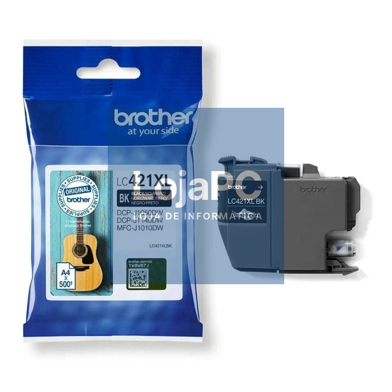 Tinteiro Original Brother LC421XL Alta Capacidade/ Preto