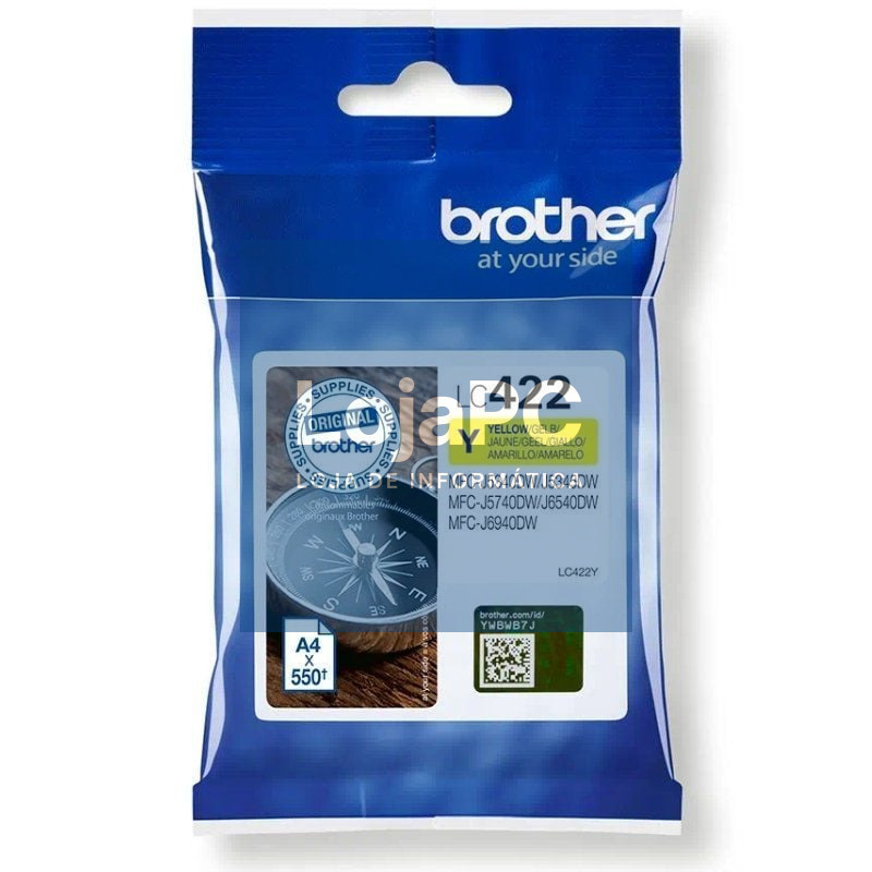 Tinteiro Original Brother LC-422/ Amarelo