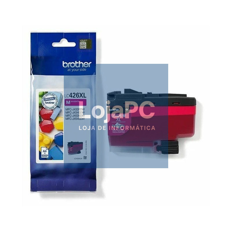 Tinteiro Original Brother LC-426 XL Alta Capacidade/ Magenta
