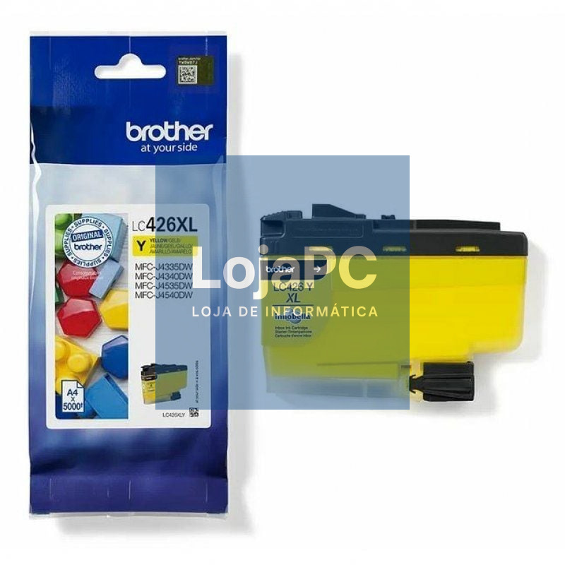 Tinteiro Original Brother LC-426 XL Alta Capacidade/ Amarelo