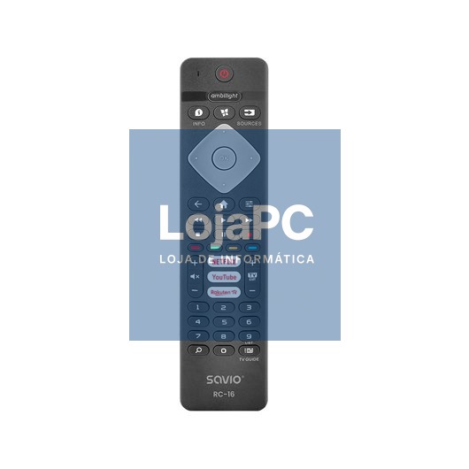 SAVIO RC-16 TV REMOTE CONTROL REPLACEMENT PHILIPS SMART TV