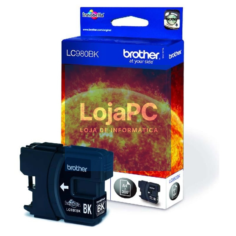 Tinteiro Original Brother LC-980/ Preto