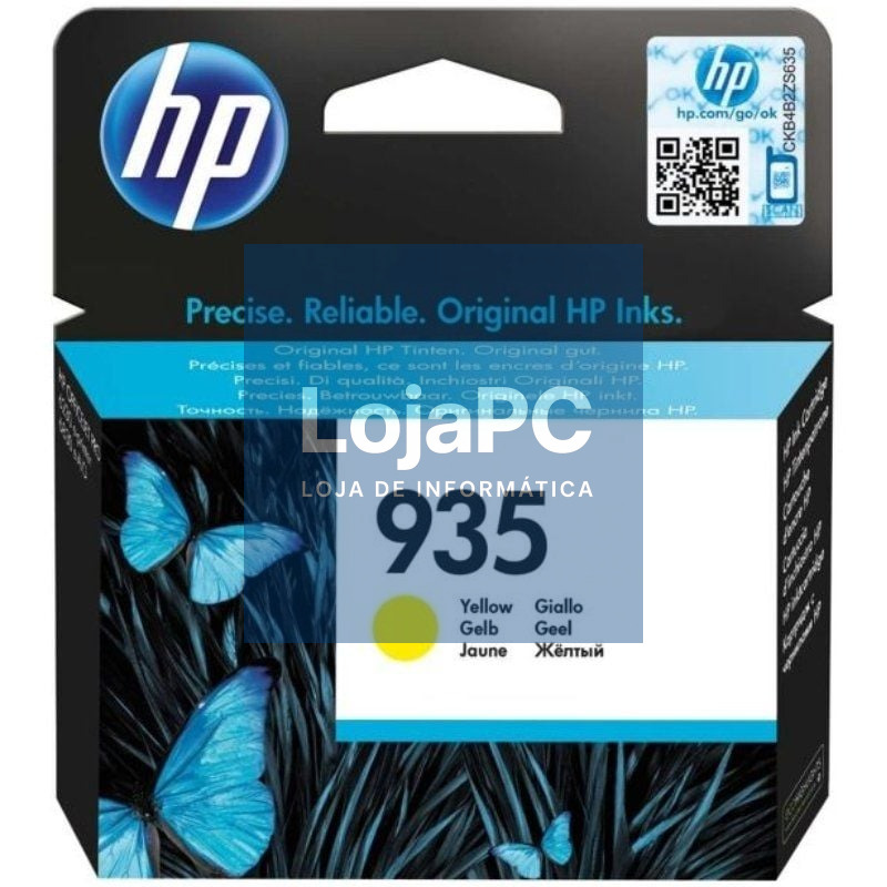 Tinteiro Original HP nº935/ Amarelo