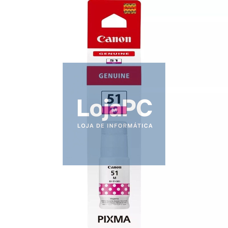 Frasco de tinta Original Canon GI-51/ Magenta