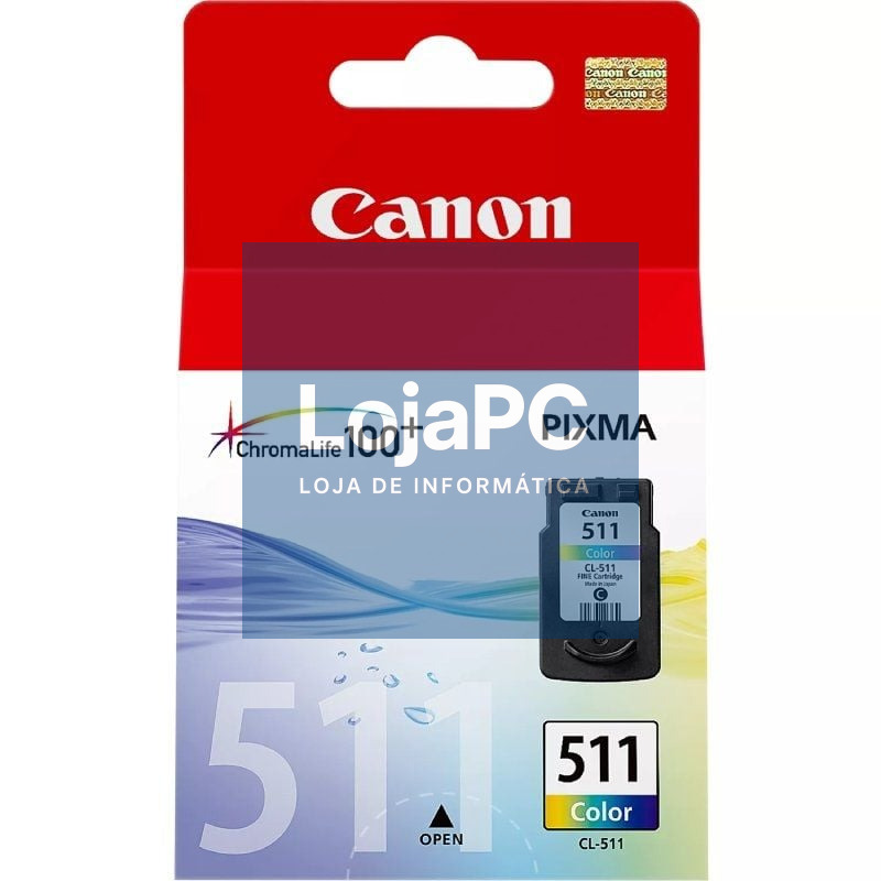 Tinteiro Original Canon CL-511/ Tricolor
