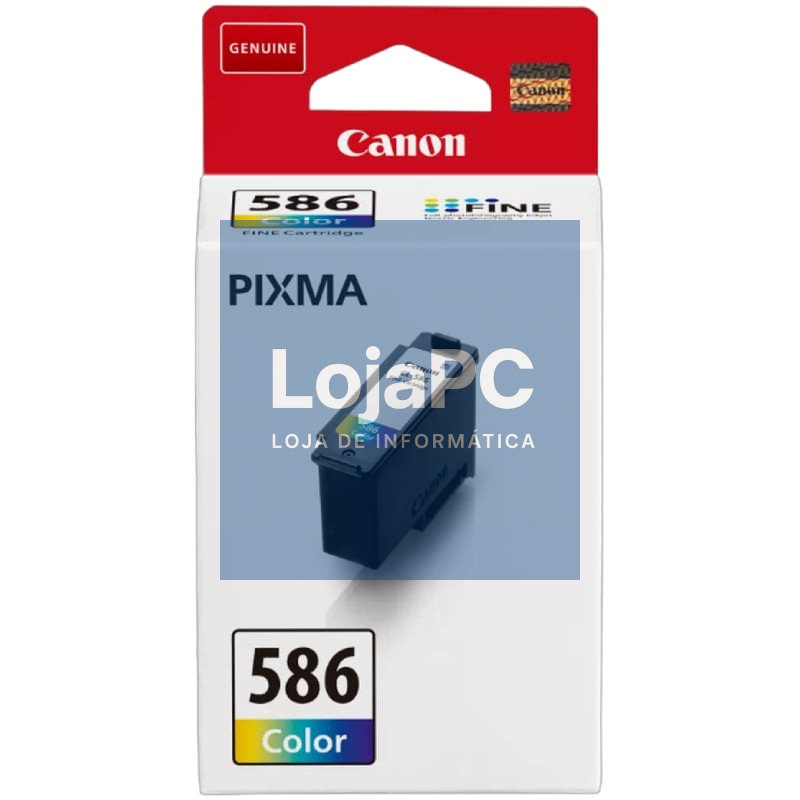 Tinteiro Original Canon CL-586/ Tricolor