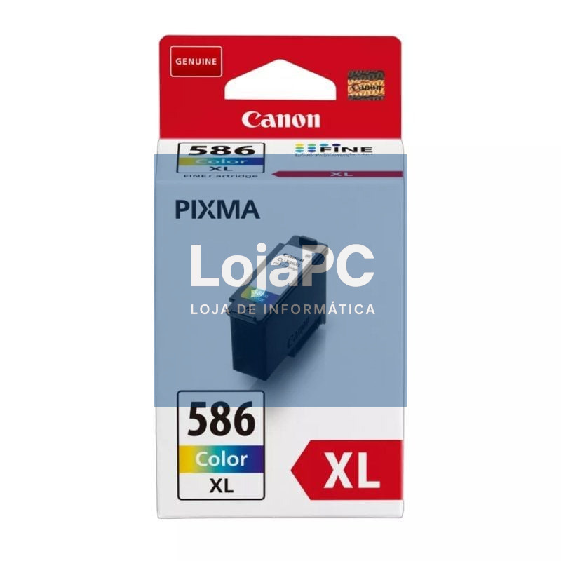 Tinteiro Original Canon CL-586 XL Alta Capacidade/ Tricolor