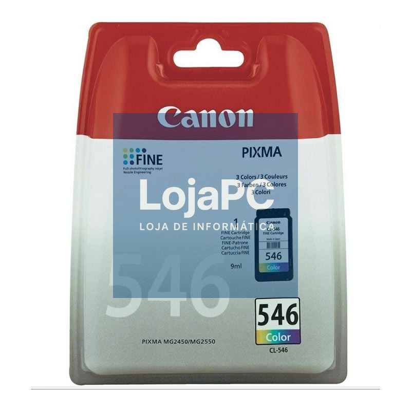 Tinteiro Original Canon CL-546/ Tricolor