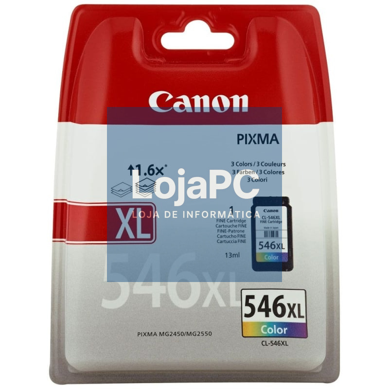 Tinteiro Original Canon CL-546XL Alta Capacidade/ Tricolor