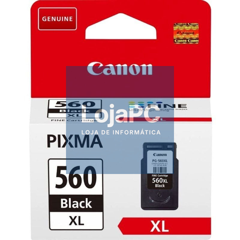 Tinteiro Original Canon PG-560XL Alta Capacidade/ Preto