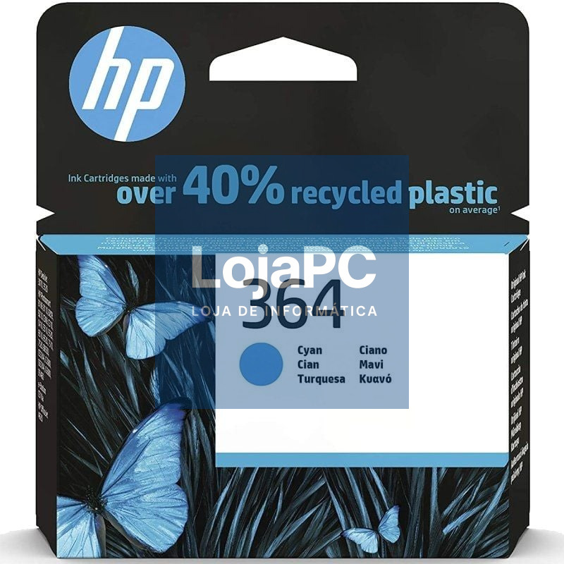 Tinteiro Original HP nº364/ Ciano