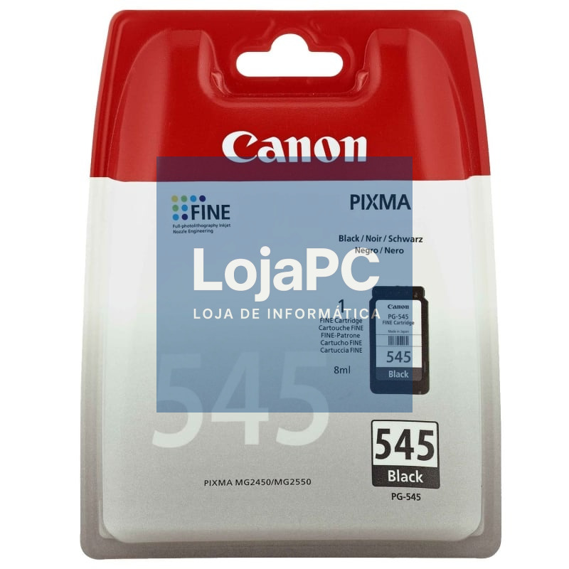 Tinteiro Original Canon PG-545/ Preto