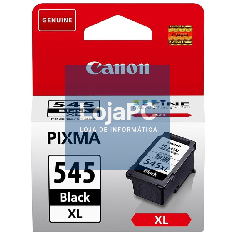 Tinteiro Original Canon PG-545 XL Alta Capacidade/ Preto
