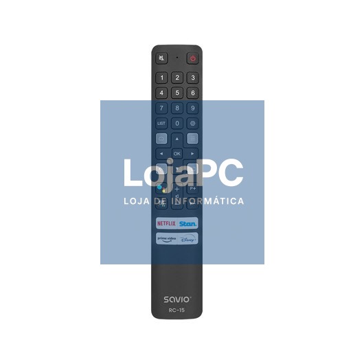 SAVIO RC-15 TV REMOTE CONTROL REPLACEMENT TCL SMART TV