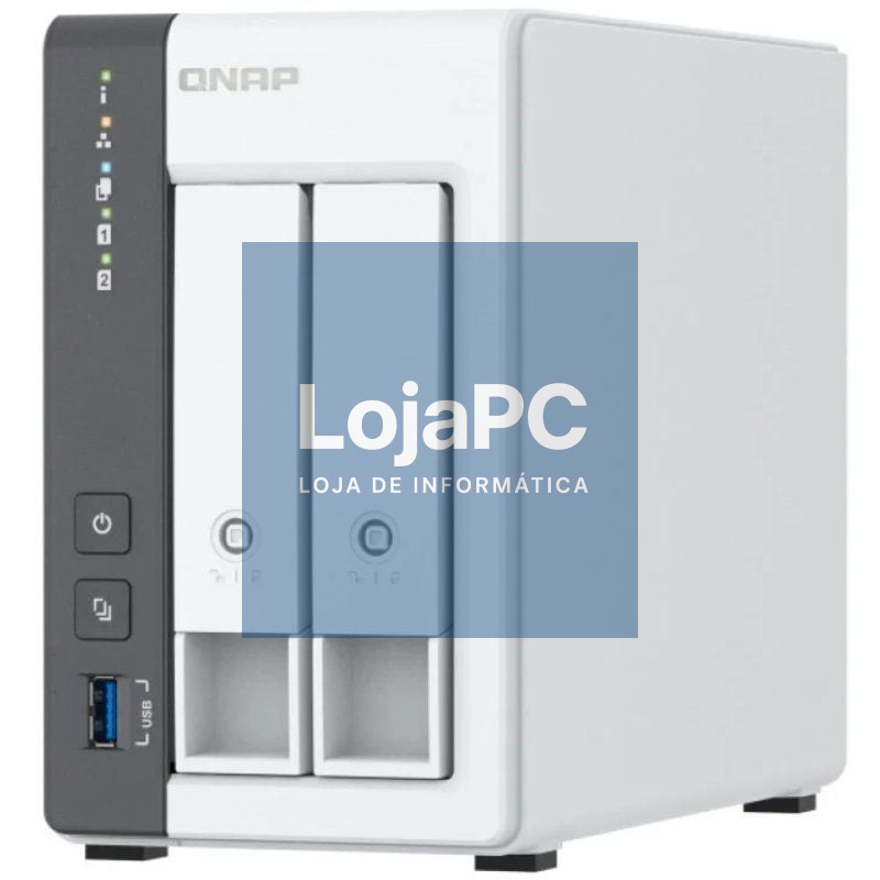 NAS QNAP TS-216G/ 2 Baías 3.5'- 2.5'/ 4GB DDR4/ Formato Torre
