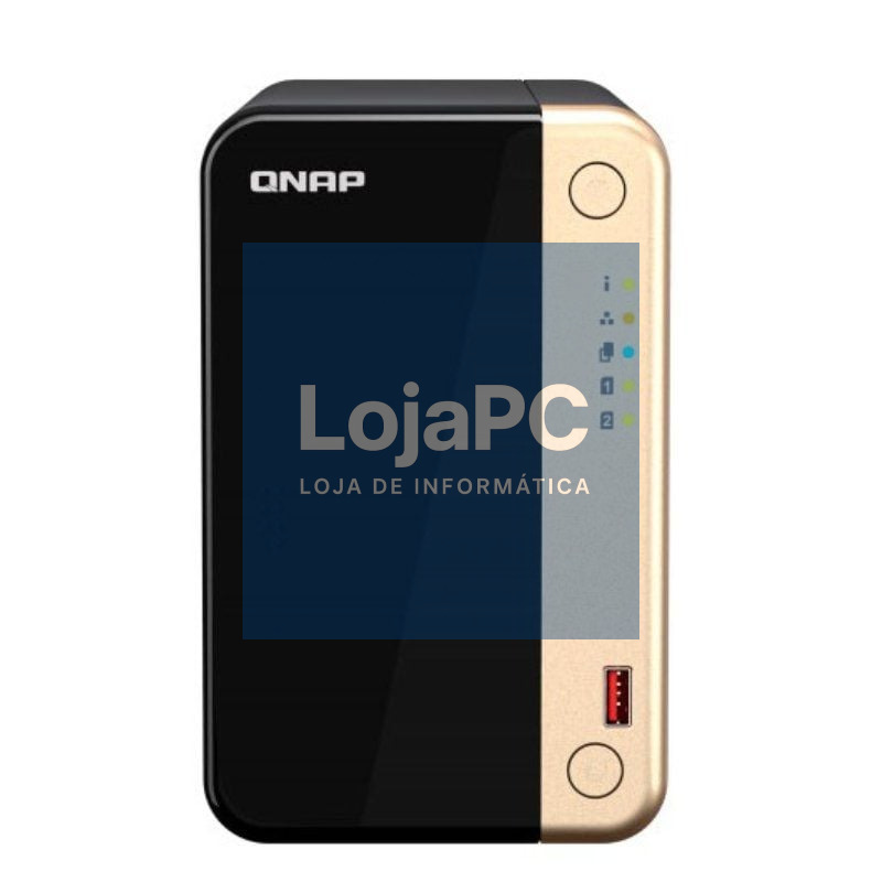 NAS QNAP TS-264-8G/ 2 Baías 3.5'- 2.5'/ 8GB/ Formato Torre