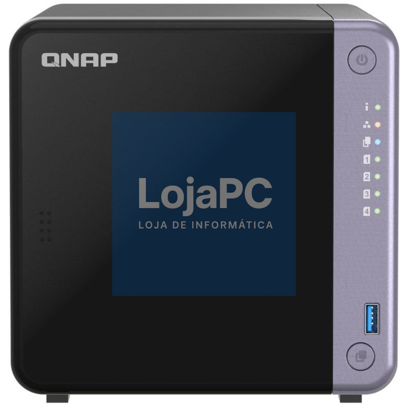 NAS QNAP TS-432X-4G/ 4 Baías 3.5'- 2.5'/ 4GB/ Formato Torre