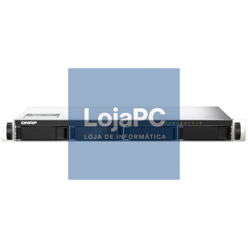 NAS QNAP TS-435XEU/ 4 Baías 3.5'- 2.5'/ 4GB DDR4/ Formato Rack 1U