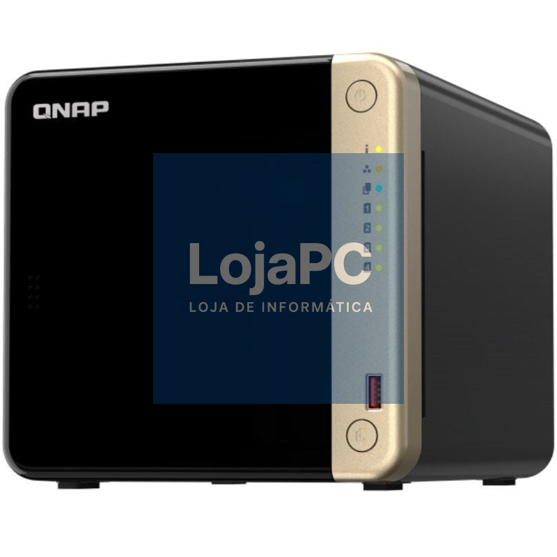 NAS QNAP TS-464-8G/ 4 Baías 3.5'- 2.5'/ 8GB DDR4/ Formato Torre