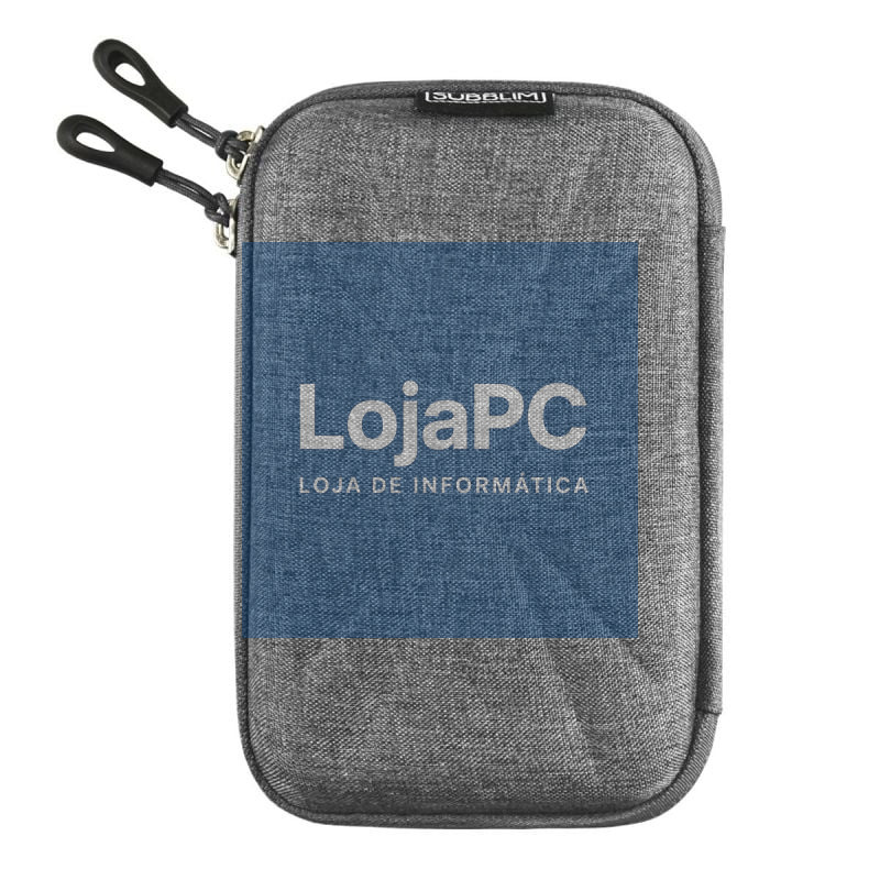 Capa para Disco externo de 2.5' Subblim HDD Business/ Cinzento
