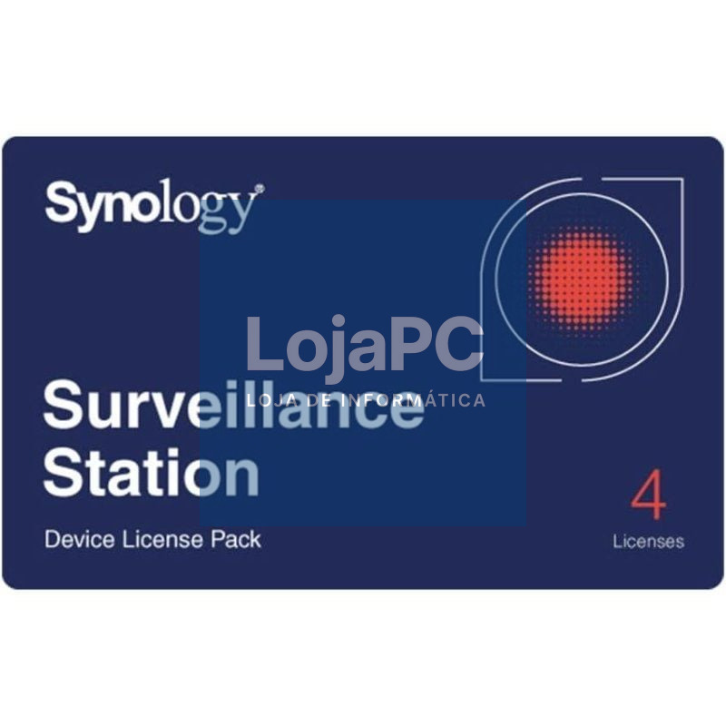 Licencia Física Synology Surveillance Device License Pack/ 4 Dispositivos