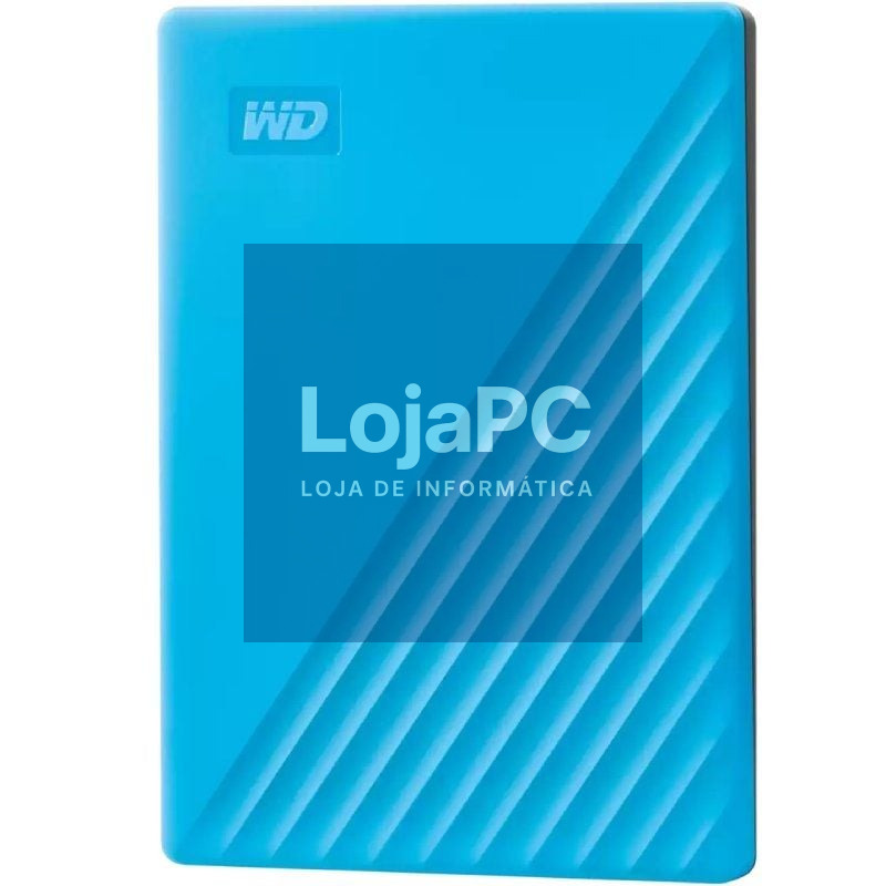 Disco externo Western Digital My Passport 4TB/ 2.5'/ USB 3.2/ Azul